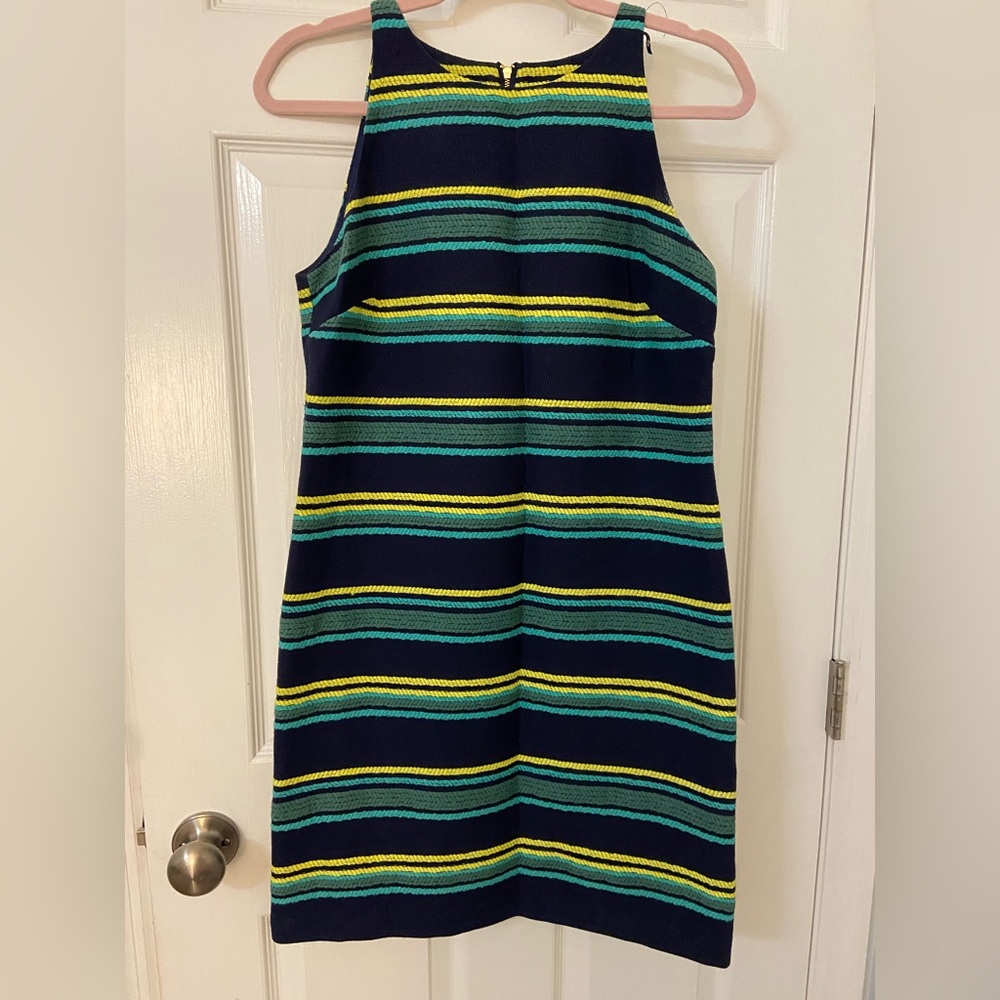 Vineyard Vines Stripe Jacquard Shift Dress